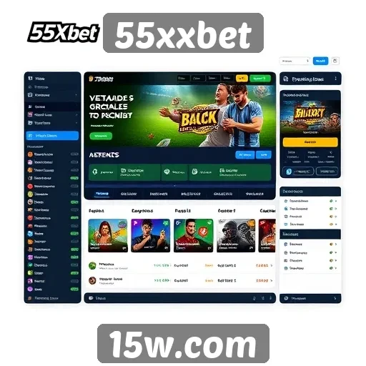 Interface do usuário do 55xxbet é intuitiva